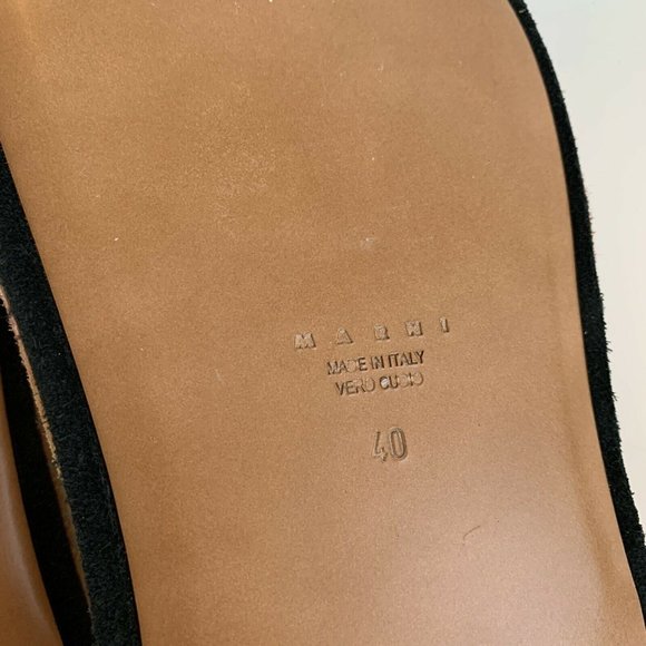 Marni leather slides Sz40 NIB - Picture 6 of 7